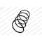 Lesjofors Coil Spring, 4056873 4056873 - alternate 1